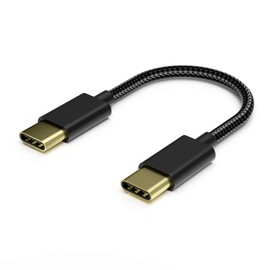 okcsc C4T OTG Cable Audio Type-C Male to Type-C Male Decoder Improved Sound Quality Compatible with Portable DAC Amplifiers, Smartphones, DAC/Headphone Amplifiers