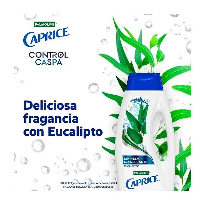 Palmolive Caprice 2 Pack PALMOLIVE CAPRICE LIMPIEZA FRESCA EUCALIPTO SHAMPOO
