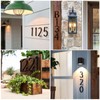 GeeRic Floating House Numbers 5 Inch Address Numbers Zinc Alloy