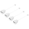 sourcing map 4 Pack Phone Jack Splitter, RJ11 6P4C Telephone