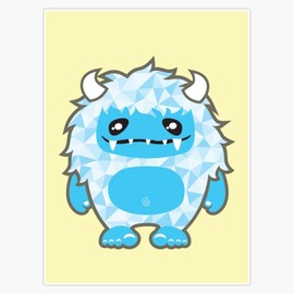 Yeti Bumper Sticker Window Water Bottle Decal 5"