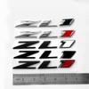 1pc OEM Black ZL1 Emblem Badge Letter Rear Side Zl1