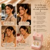 Aretes Arracadas Huggie Baño De Oro 14k Para Mujer Circonita