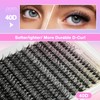 Lash Clusters DIY Cluster Eyelash Extensions 280pcs 9‑16mm 40D Fluffy