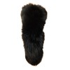 Dakotaline Black Fox Tail, Key Chain Optional (Tail KeyChain)