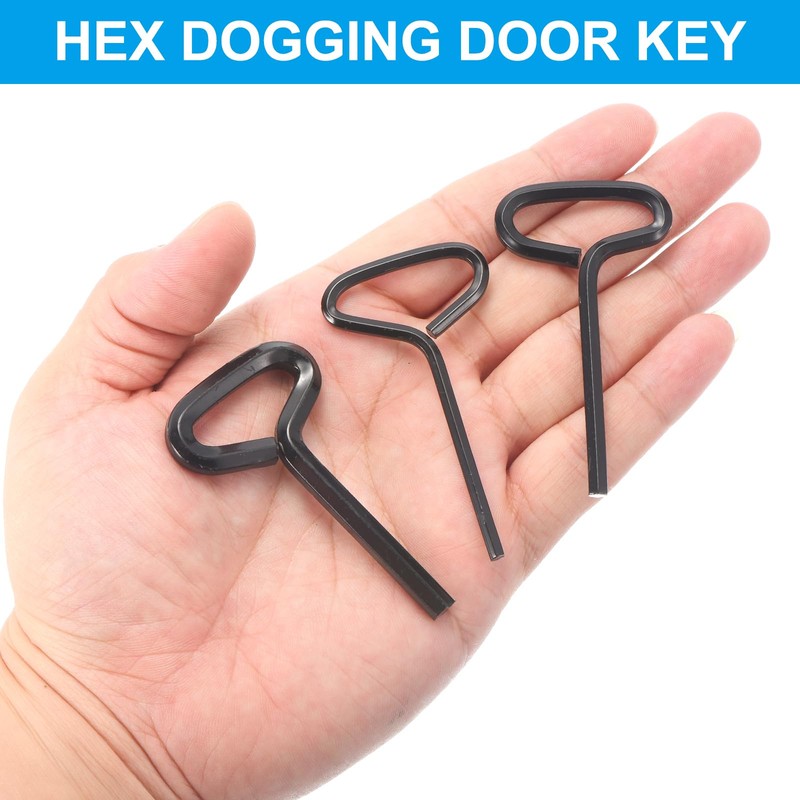 PATIKIL 5/32" Standard Hex Dogging Key, 12 Pack Solid Steel