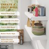 Fun Memories Floating Shelves, 9.3'' Deep Solid Pine Wood Wall