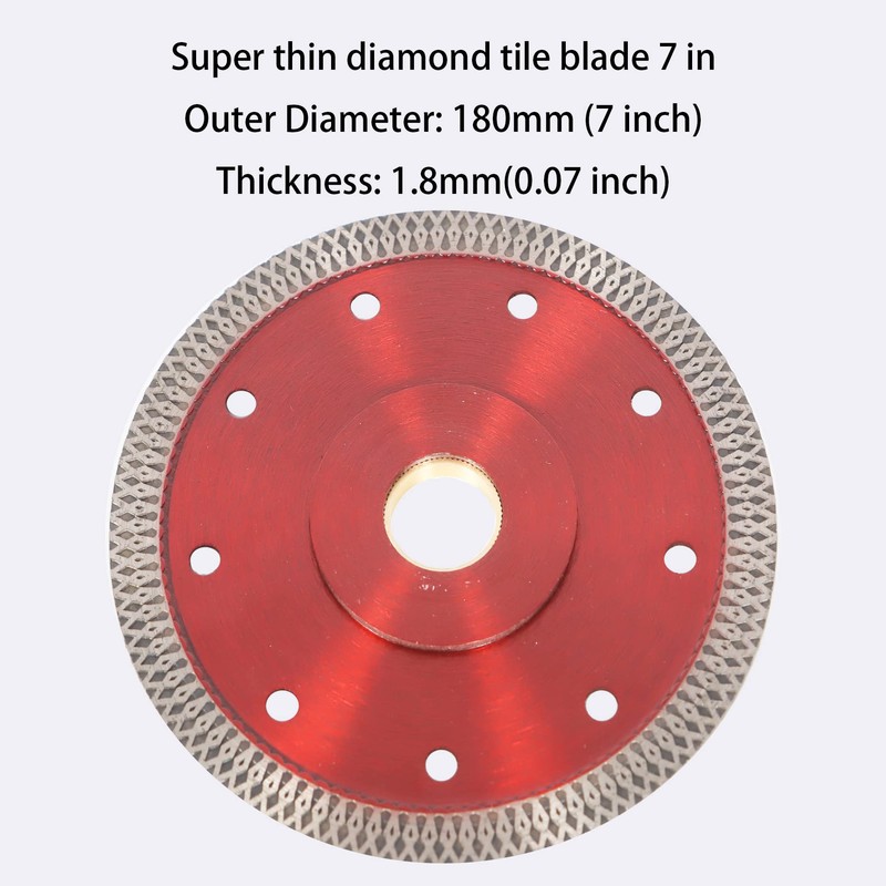 LiGuVCY 7 Inch Super Thin Dry Wet Diamond Porcelain Saw