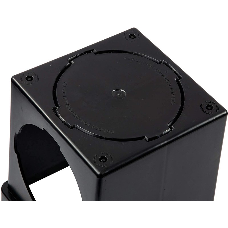 NDS 900BKITRTL1PK Square Kit with 2-Opening Catch Basin, 2 Adapters,