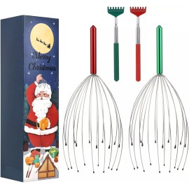 Svjetiq 20 Fingers Scalp Massager, Head Scratcher Back Massage for Body Stress Relax, St