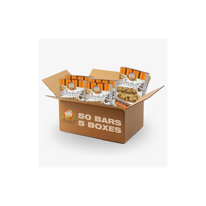 Sunbelt Bakery Peanut Butter Chocolate Chip Chewy Granola Bars, 50-1.0