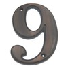 GateHouse 5" House Number 9 Aged Bronze