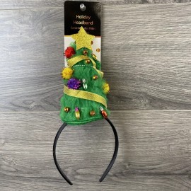 Almar Christmas Holiday Christmas Tree Headband Costume Party Hair Band Gift NWT
