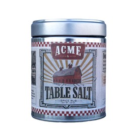 Table Salt Spice Rub/Seasoning, 12oz Tin Can (Acme Feed & Seed)