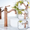 GGStudy Tall Body Single Handle One Hole Bathroom Vessel Sink