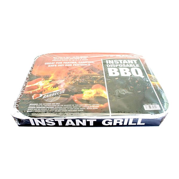 Instant Disposable Mini BBQ Grill | Quick And Easy Barbecue | Ready To Cook In 20 Minutes |1.5 hrs burning time