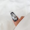 Skeleton metal handmade nail tips - Ballerina M / 스켈레톤