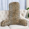 Home Soft Things Leopard Printed Bedrest Reading Pillow, Lounger Backrest