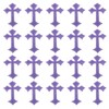 PATIKIL Cross Embroidered Patches,20 Pcs Cross Sew on Iron on
