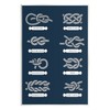 Stupell Industries Boating Knots Nautical Diagram Wall Plaque Art, Design