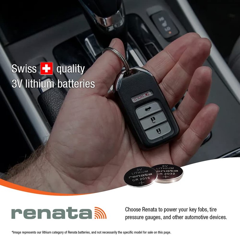 Renata CR2430 Batteries - 3V Lithium Coin Cell 2430 Battery