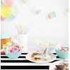 MUNILAIL 3 Pcs Stripe Table Runner Plastic 14 x 108