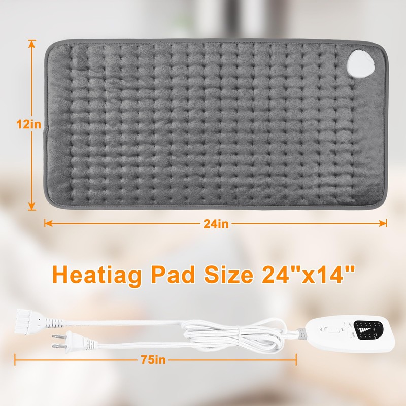 Heating Pad-Electric Heating Pads for Back,Neck,Abdomen,Moist Heated Pad for Shoulder,Knee,Hot
