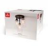 GLOBE Electric 65904 3-Light Bronze Semi-Flush Mount Ceiling Light Fixture