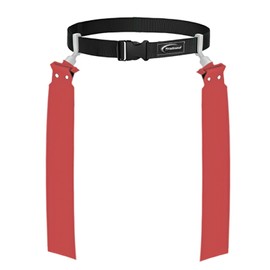 Trained Flag Football Set – Adjustable Flag Football Belt with 2 Flags & Audible Pop – Durable Flag Football Gear for Youth, Kids & Adults