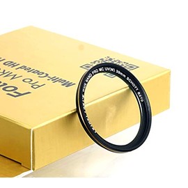 Fotasy 39mm Ultra Slim UV Protection Lens Filter, Nano Coatings MRC Multi Resistant Coating Oil Water Scratch, 18 Layers Multi-coated 39 mm MCUV Filter, Transmission Rate ≥ 99.7%, Schott B270 Glass