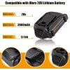 For WORX 2pack For WORX 20V MAX Extend Lithium Battery