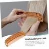 Mikinona Hair Detangling Comb Stylish Sandalwood Double-sided Comb for Hair