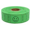 L LIKED 500 Raffle Tickets, Smile, Green (6 Color Selection),