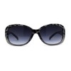 Womens Narrow Rectangle Butterfly Chic Sunglasses Slate Tortoise Smoke