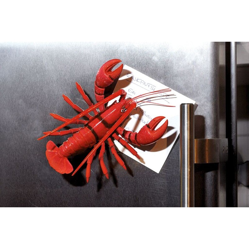 moses. Nodding Metal Kitchen Magnetic Lobster Decorative Magnet for Red,