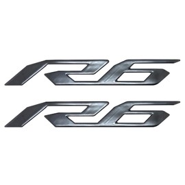 Reflective Motorcycle 3D Emblem Fairing Stickers Decal Compatible with Yamaha YZF600 R6 (Black)