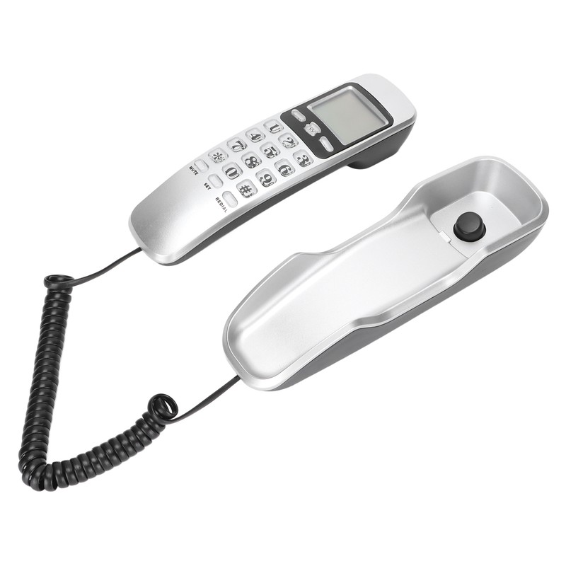 KXT888CID Mini Wall Telephone Hotel Wired Desktop Wall Phone for