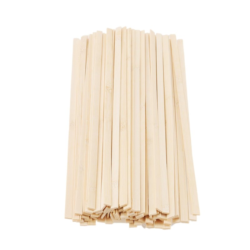 SENJEOK 100 PCS Long Bamboo Craft Sticks, 40 x 0.9