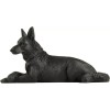 6 inch Black German Shepherd Dog Breed Collectible Figurine