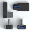 JAMEGA - USB 3.0 Angle Adapter Left 90° Angle Adapter
