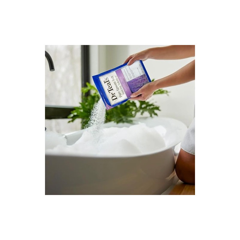 Dr Teal's Pure Epsom Salt Lavender 450gr (2 pzas)