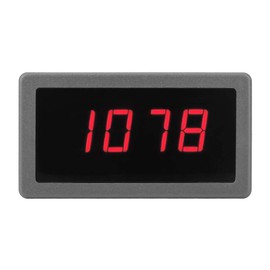 Digital Tachometer, 4 Digital LED Speed Meter, 10-9999RPM Measuring Range, with Hall Effect Sensor NPN Proximity Switch(within 10mm), DC8-24V 40mA(Red)