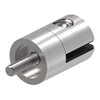 STEINBACHER© Stainless steel sheet metal holder, diameter 25 mm, straight