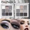 EONFAVE Smoky Eyeshadow Palette - 9 Colours Black Grey White