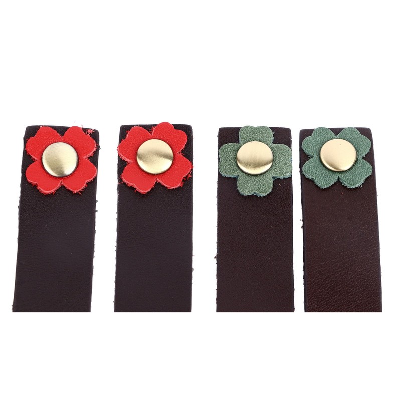 10 Set Leather Snap Buckles Leather Tab Closure Leather Button