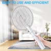 PALONE Electric Fly Swatter 4000V Bug Zapper Racket 2 in