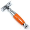 Edwin Jagger Chrome DE Safety Razor- Diffusion 36 Series (Orange)