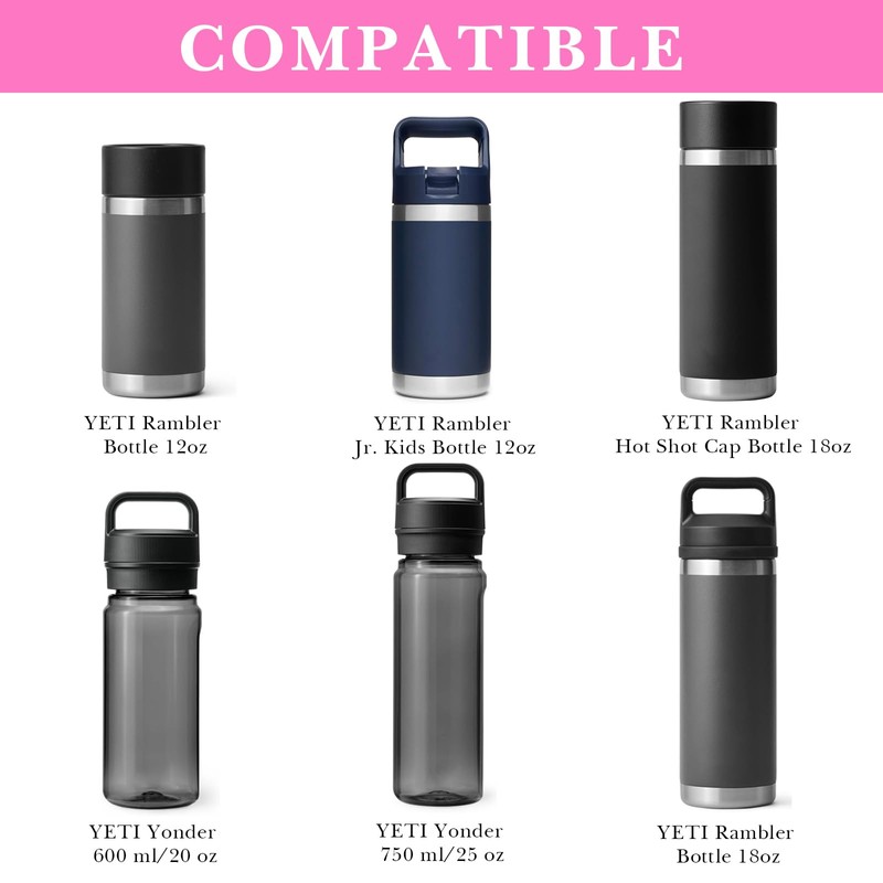 Linkidea 2 Pack Water Bottle Boot Compatible with YETI Rambler