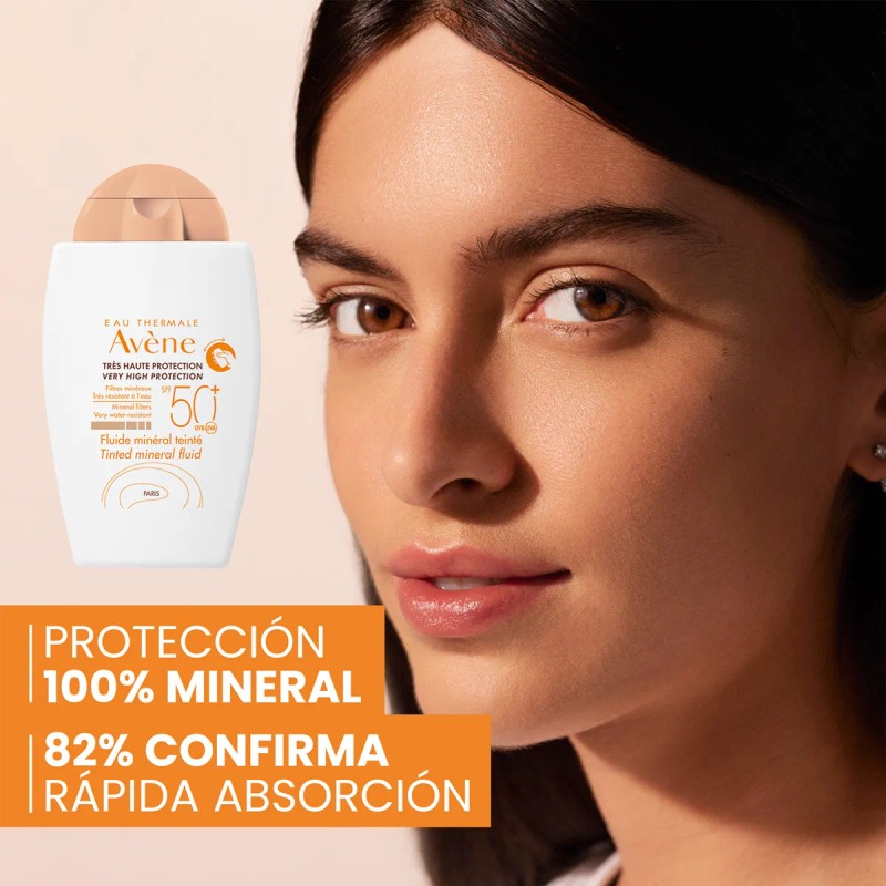 Protector Solar Fluido Mineral Color Spf50 40ml