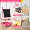FUNLIO Anti-Warping Kids Art Easel, 3 Height Adjustable for Kids